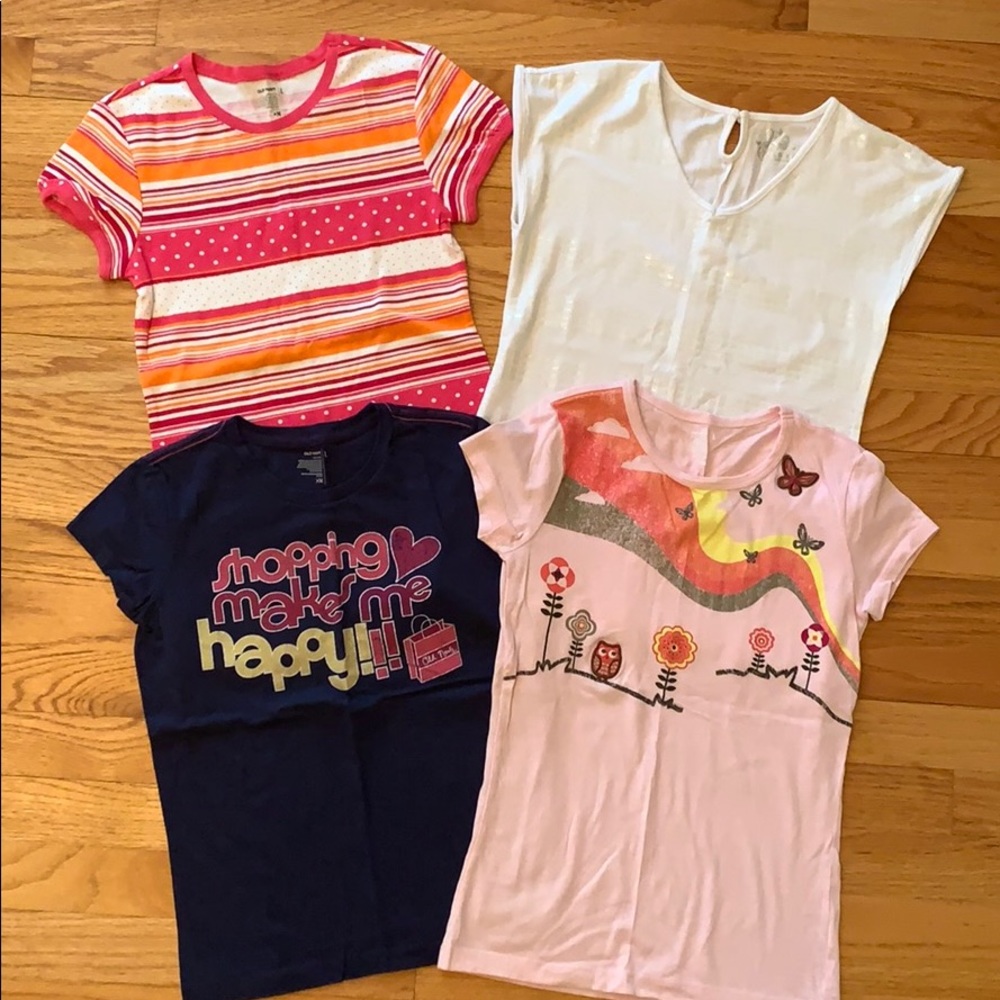Old Navy girls shirts, size large 10-12